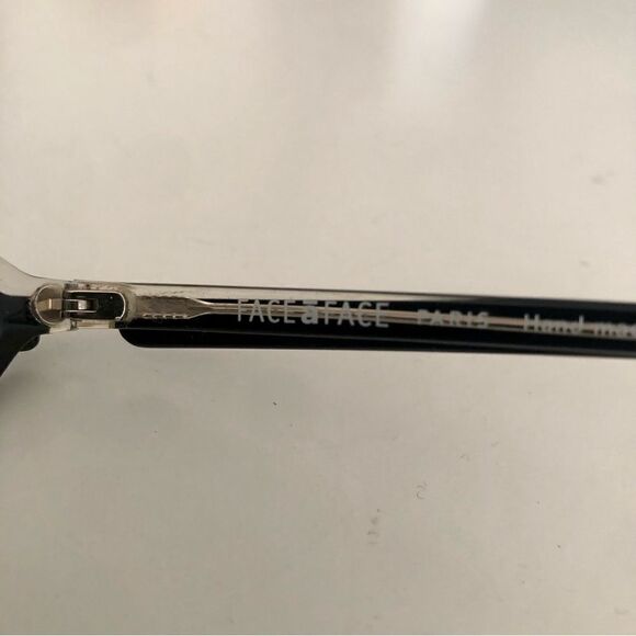 Rare Authentic Face a Face BINGO Oval Black/Clear Eye Glasses France - Picture 4 of 7